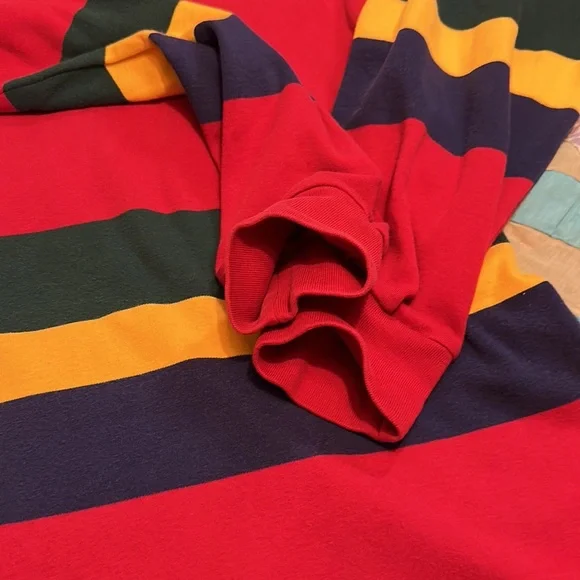 Vintage Polo by Ralph Lauren Colorblock Longsleeve Polo-Size XL - Picture 5 of 12